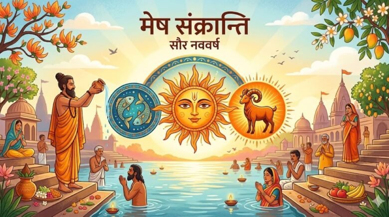 मेष संक्रान्ति 2026: 14 या 15 अप्रैल? सही तिथि, मुहूर्त व महत्व
