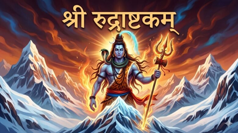 Shri Rudrashtakam Lyrics (Namami Shamisham) with Meaning